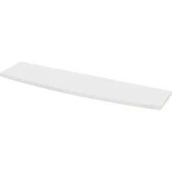 Duraline wandplank gebogen XS2 wit hout 80x23,5 cm 18 mm