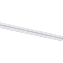 Geen Eindprofiel kunststof wit 4x20 mm lengte 260 cm Hot
