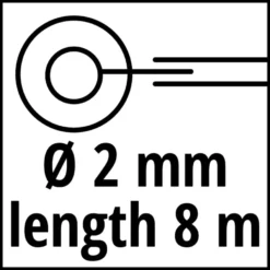 EINHELL Draadspoel (Ø; 2mm - Lengte; 8m) voor diverse trimmers en bosmaaiers Discount