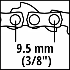 EINHELL reserveketting voor telescopische kettingzaag GC-EC 7520 T en tuin-multitool GC-HC 90/2046 T Clearance