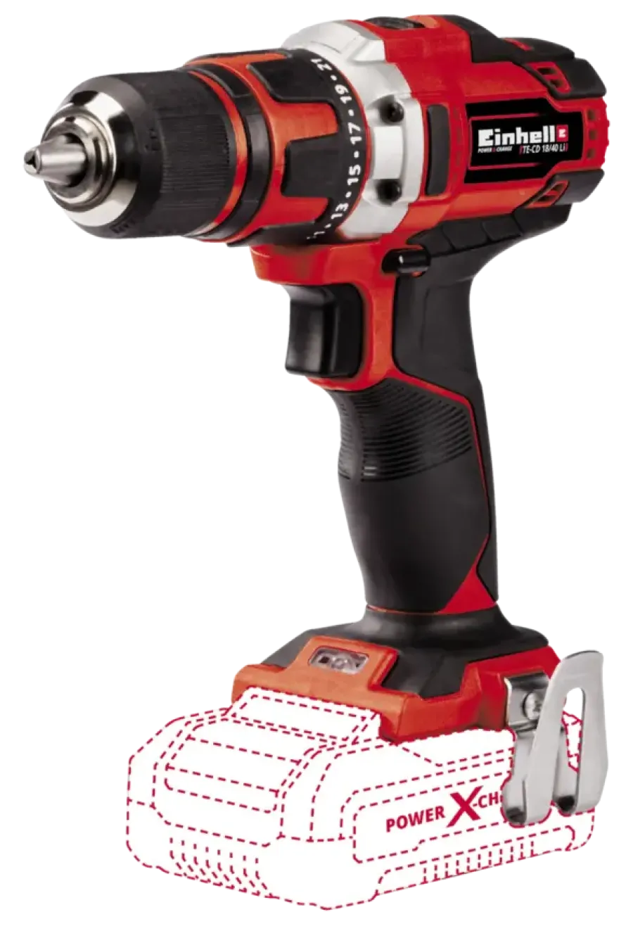 EINHELL 18V accuboormachine TE-CD 18/40 LI (zonder accu) Best
