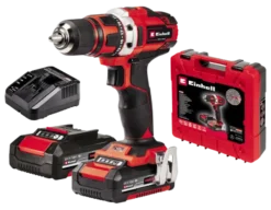 EINHELL 18V accuboormachine TE-CD 18/40 LI incl. 2 accu's 1,5Ah + lader + koffer Discount