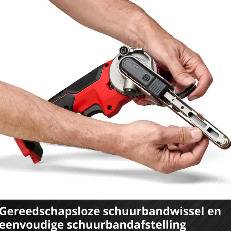 EINHELL 18V bandschuurmachine / powerfile TE-BF 18 LI (zonder accu) Outlet