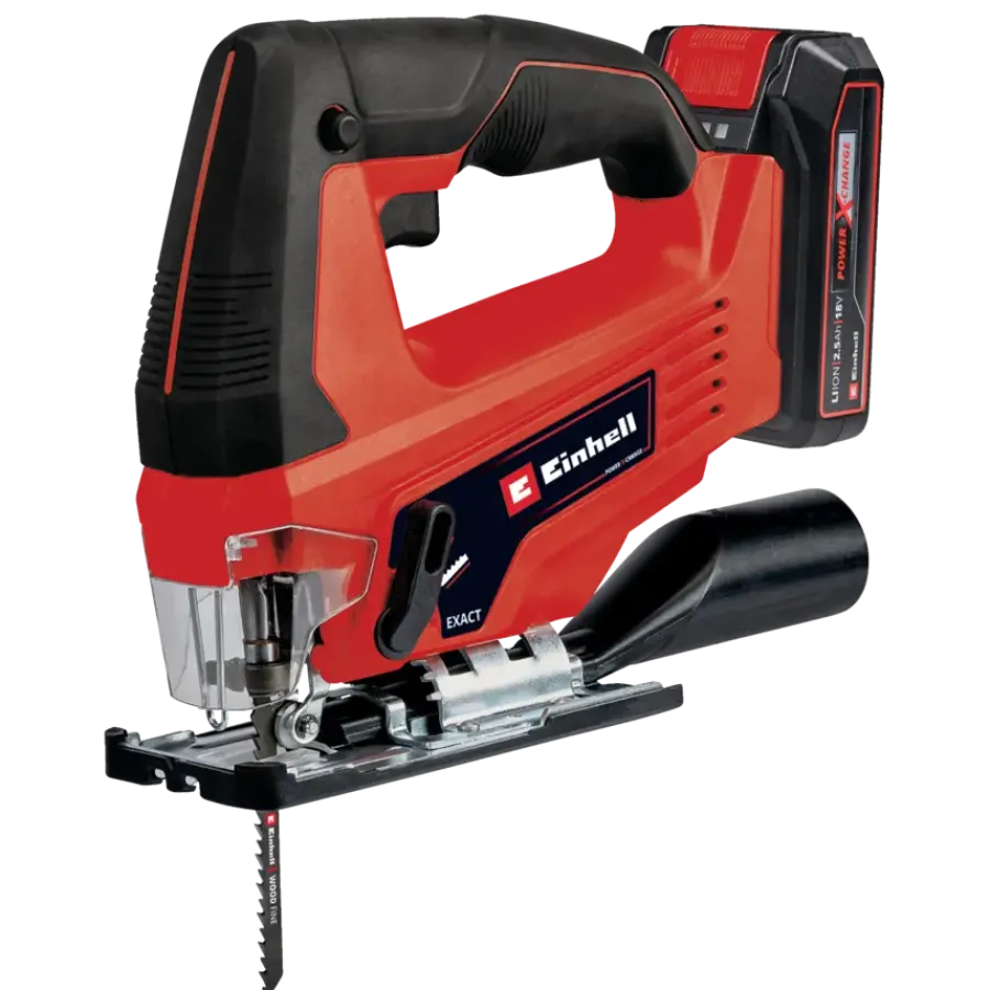 EINHELL 18V decoupeerzaag TC-JS 18/70 LI incl 2.5Ah accu en lader