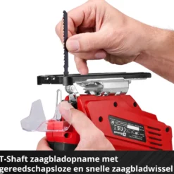 EINHELL 18V decoupeerzaag TC-JS 18/70 LI incl 2.5Ah accu en lader