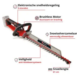 EINHELL 18V heggenschaar GP-CH 18/61 (zonder accu) Online