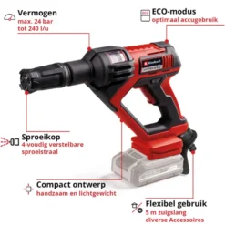 EINHELL 18V Hypresso drukreinigingspistool 18/24 (zonder accu) Sale