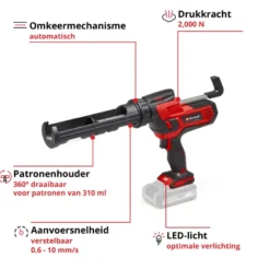 EINHELL 18V kitpistool TE-SG 18/10 LI (zonder accu) Sale
