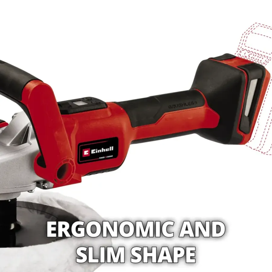 EINHELL 18V polijst-/schuurmachine CE-CP 18/180 Li E (zonder accu) New
