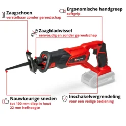 EINHELL 18V reciprozaag TE-AP 18/22 LI (zonder accu) Discount