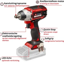 EINHELL 18V slagschroevendraaier Impaxxo 18/230 (zonder accu) Online