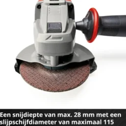 EINHELL 18V slijptol / haakse slijper 115mm TE-AG 18/115-2 LI (zonder accu)