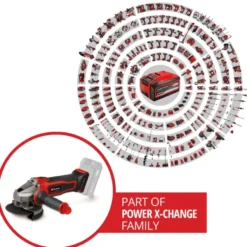 EINHELL 18V slijptol / haakse slijper 115mm TE-AG 18/115-2 LI (zonder accu)