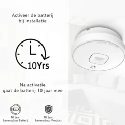 Elro FS2010-3 optische rookmelder inclusief 10 jaar lithium batterij TRIPLE-pack Discount