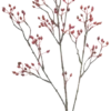 Emerald kunstbloem Rosehip mini spray rood 100cm