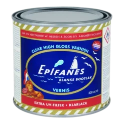Epifanes bootlak blank / vernis met extra UV-filter 500 ml