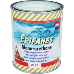 Epifanes mono-urethane jachtlak hoogglans nr. 3125 alpine wit 750 ml