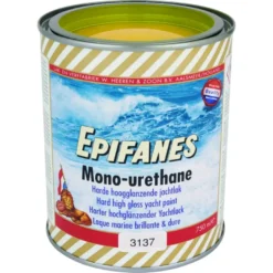 Epifanes mono-urethane jachtlak hoogglans nr. 3137 yellow 750 ml