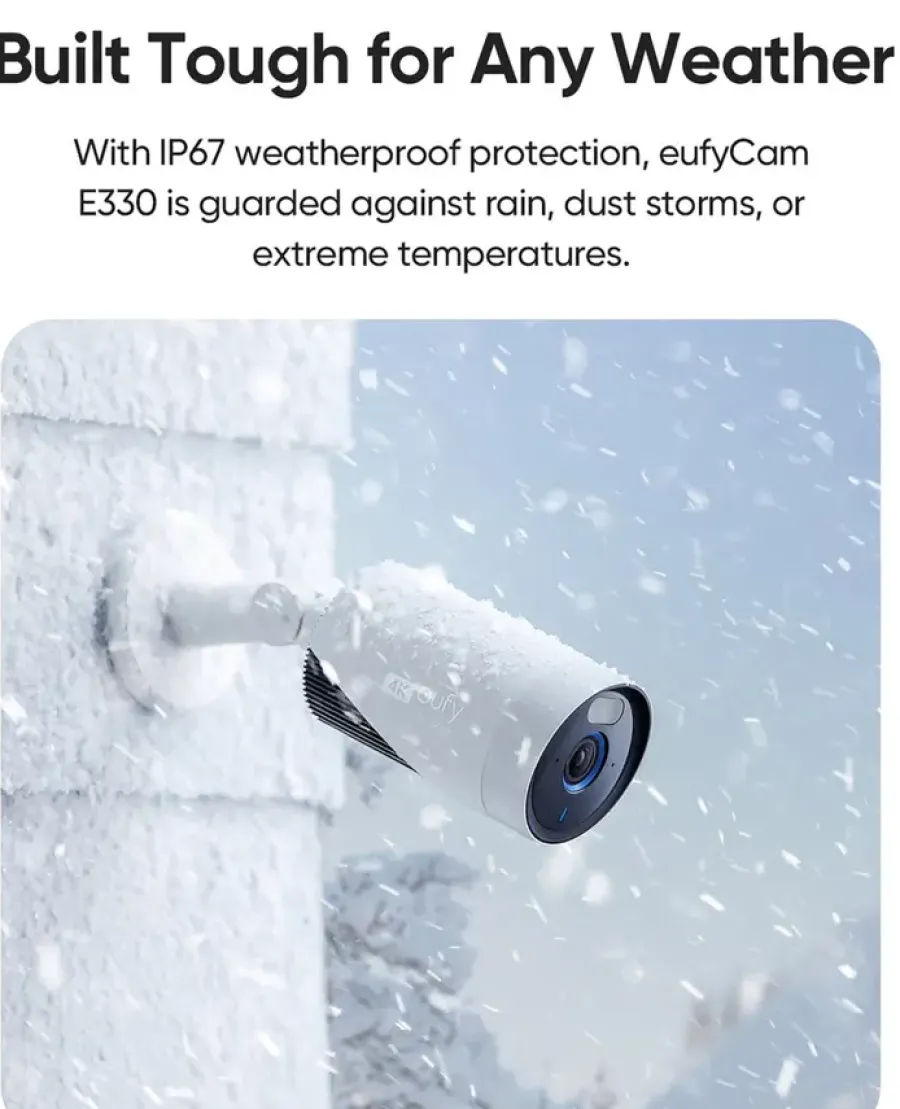Eufy E330 Bundel 2 Beveiligingscamera voor buiten Wired Incl. Homebase 3 Sale