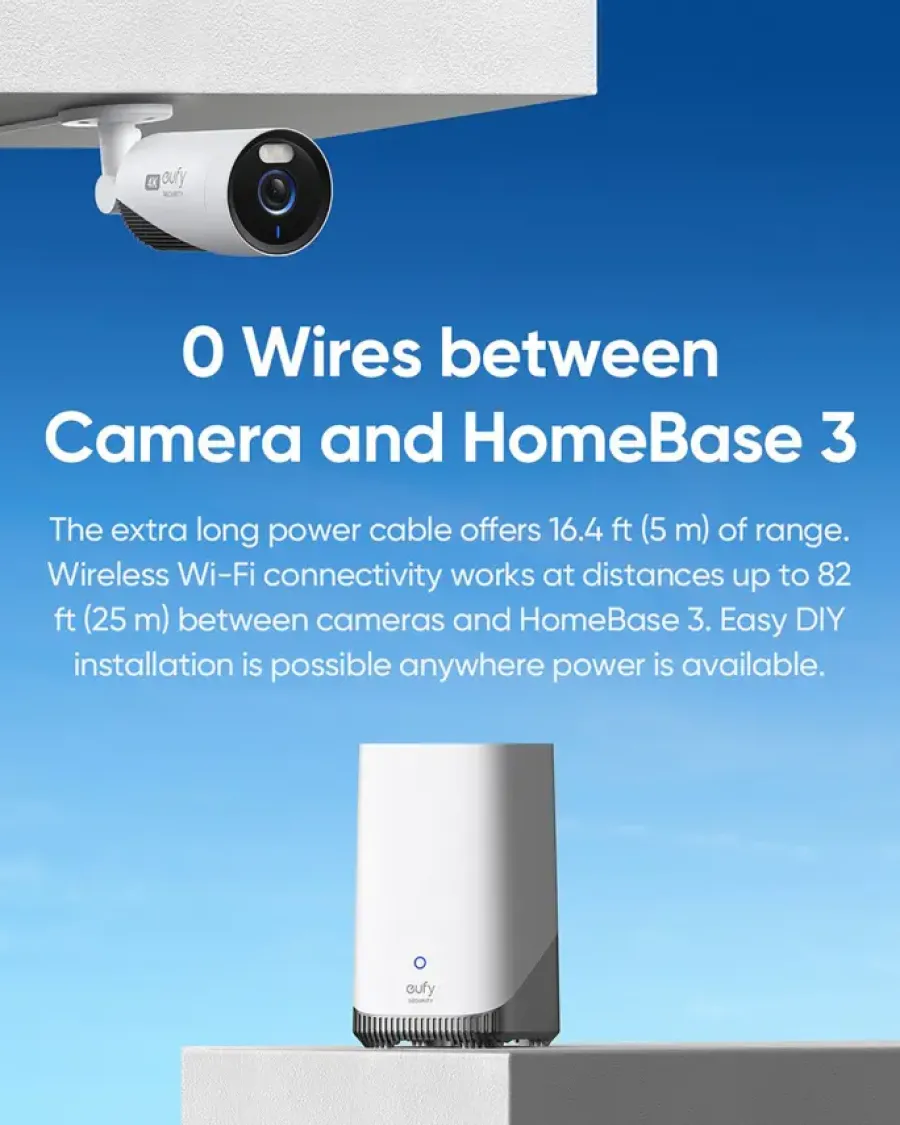 Eufy E330 Bundel 2 Beveiligingscamera voor buiten Wired Incl. Homebase 3 Sale