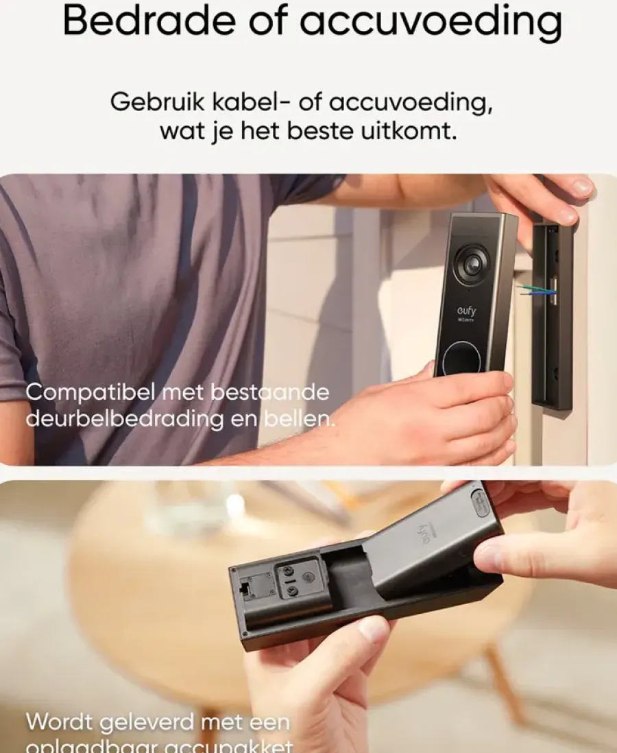 Eufy Video Deurbel E340 met Chime New
