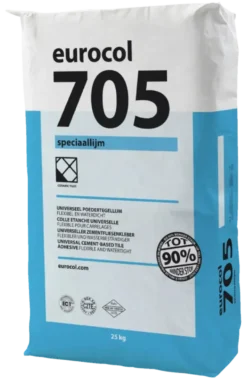 Eurocol 705 speciaal poedertegellijm grijs 25 kg