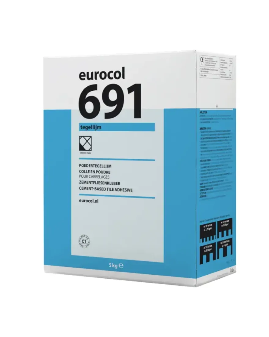 Eurocol 709 superflex poedertegellijm grijs 5 kg