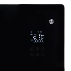 Eurom Alutherm Verre 1500 Watt Zwart met Wifi