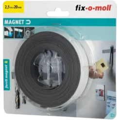 Ferrit magneetband zelfklevend 2,5 m x 20 mm