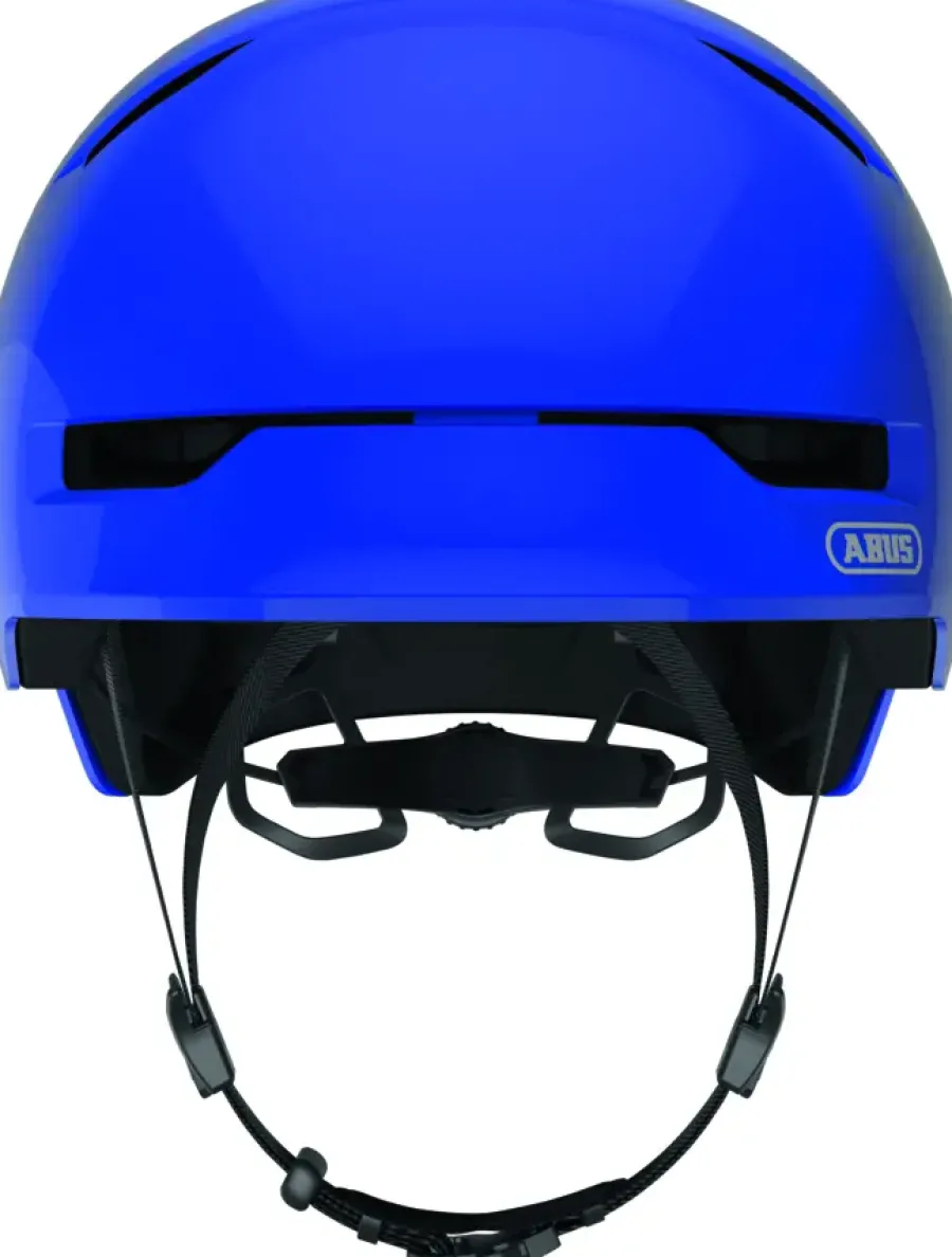 Abus Fietshelm Youth shiny blue M Best