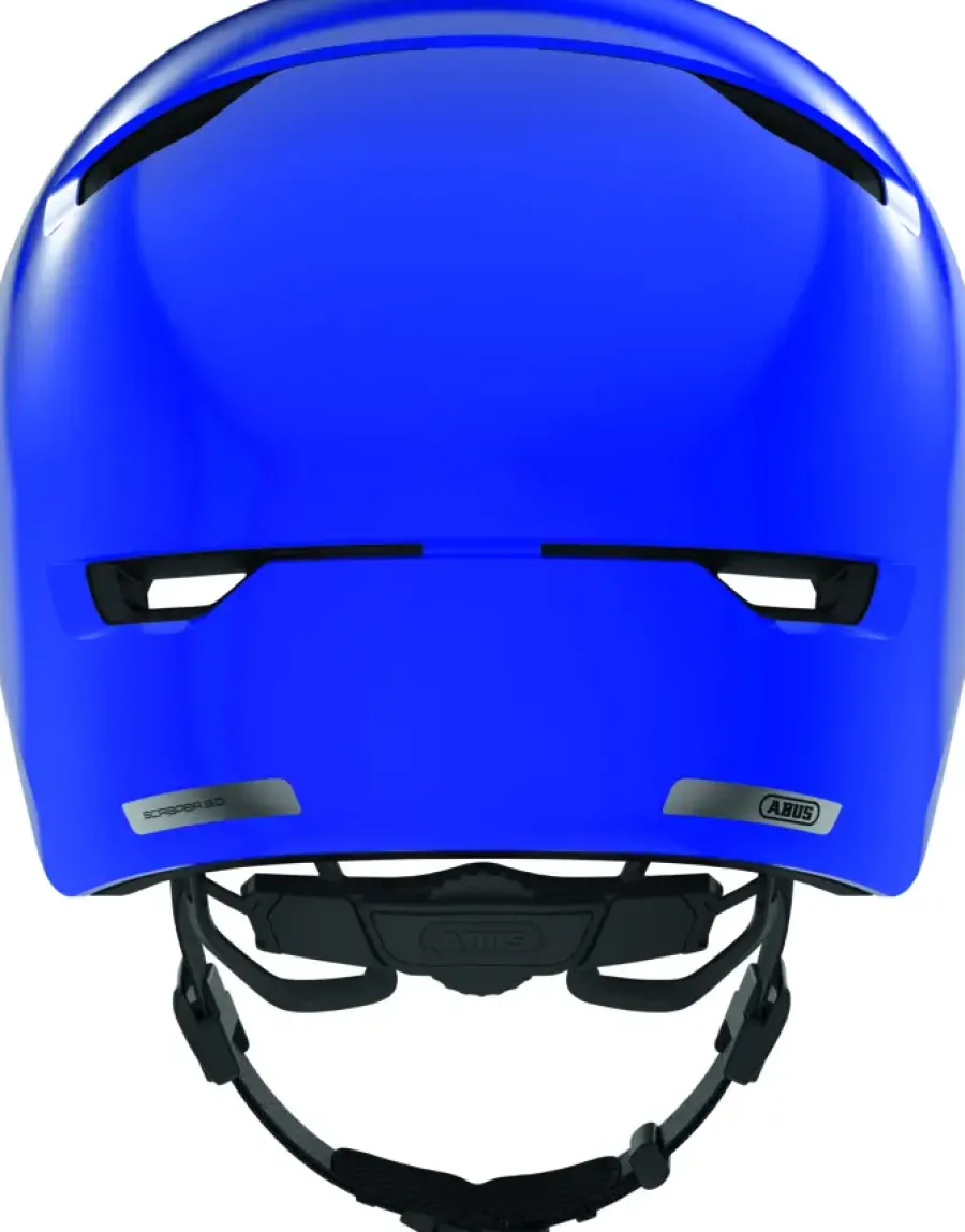 Abus Fietshelm Youth shiny blue M Best
