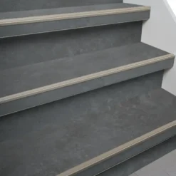 Firststep trapneusprofielset laminaat RVS, voor 4 treden