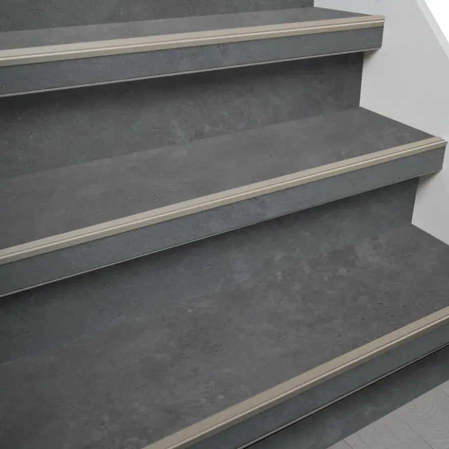 Firststep trapneusprofielset laminaat RVS, voor 4 treden