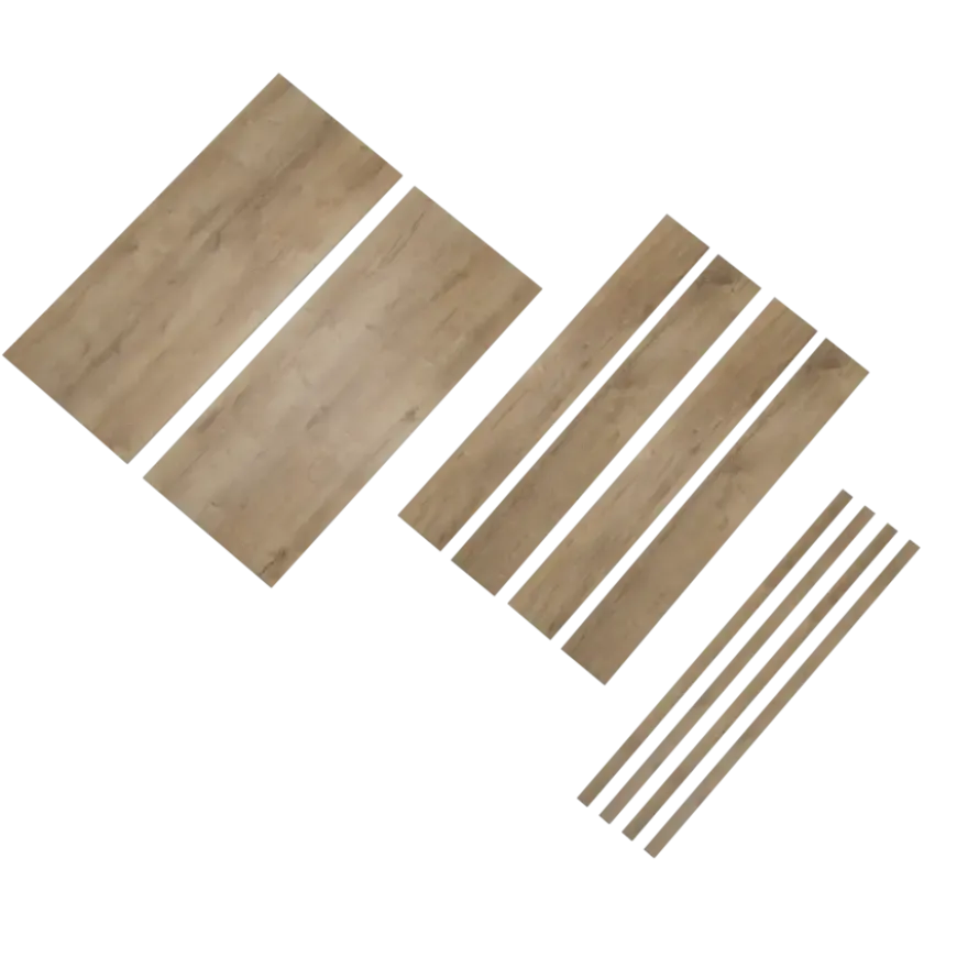 Firststep traprenovatieset laminaattreden eiken beige, 4 stuks