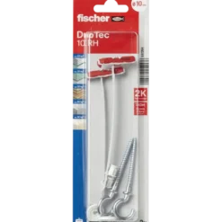 Fischer Hollewandplug DuoTec 10 mm met schroefhaak 2 stuks