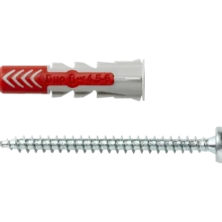 Fischer Universeelplug DuoPower 8x40mm met bolkopschroef 8 stuks