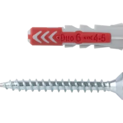 Fischer Universeelplug DuoPower 6x30mm met schroef 12 stuks