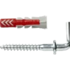 Fischer Universeelplug DuoPower 6x30mm met schroefduim 6 stuks