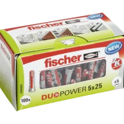 Fischer Universeelplug DuoPower 5x25mm 100 stuks