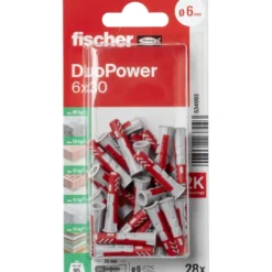 Fischer Universeelplug DuoPower 6x30mm 28 stuks