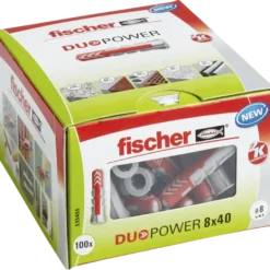 Fischer Universeelplug DuoPower 8x40mm 100 stuks