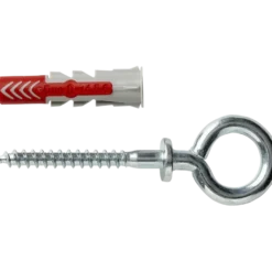 Fischer Universeelplug DuoPower 8x40mm met ooghaak 2 stuks