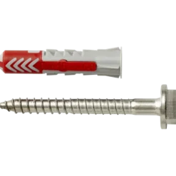 Fischer Universeelplug DuoPower 10x50 mm met RVS schroef 2 stuks