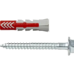 Fischer Universeelplug DuoPower 10x50mm met zeskantschroef 25 stuks