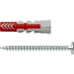 Fischer Universeelplug DuoPower 8x40 mm met bolkopschroef 50 stuks