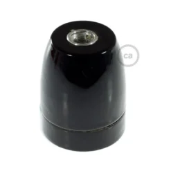 Creative Cables Fitting porselein E27 zwart Outlet