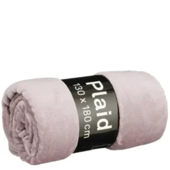 Fleece plaid lila - l180xb130cm