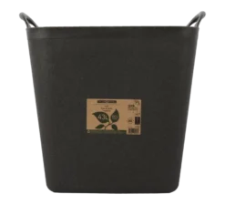 Flexibele kuip / emmer Zwart 43L (100% gerecycled)