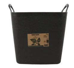 Flexibele kuip / emmer Zwart 27L (100% gerecycled)