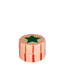 Franca opbergdoos ster rood - h7xd10cm